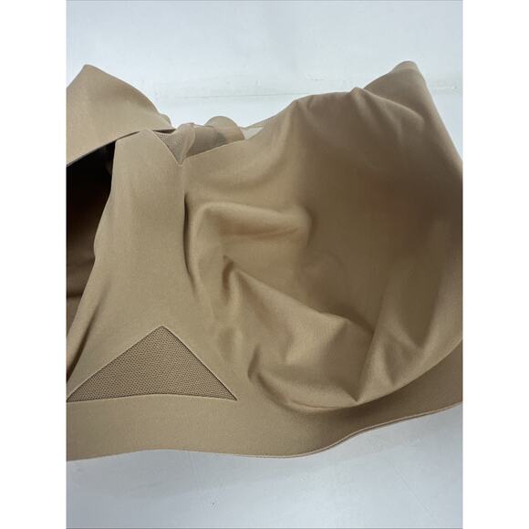 Honeylove Bra Crossover V Neck Nude Wireless w/ Removal Pads 2X 42C/D - Picture 9 of 12